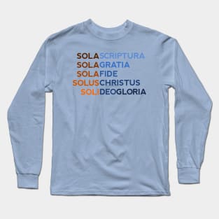 Five Solas of the Reformation Long Sleeve T-Shirt